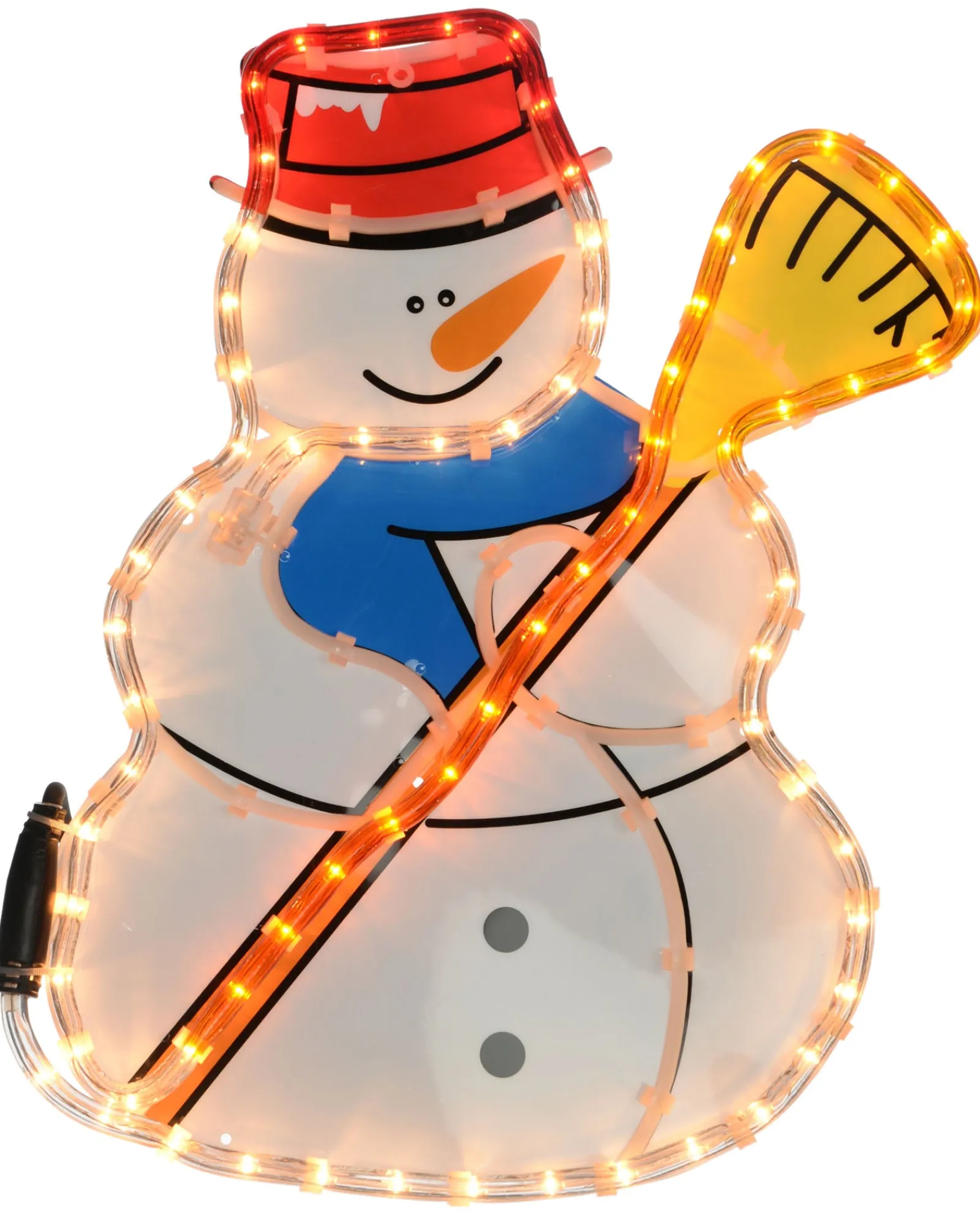 WeRChristmas Snowman Rope Light Silhouette, 42 Cm
