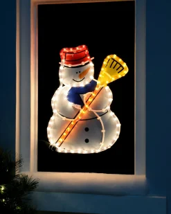 WeRChristmas Snowman Rope Light Silhouette, 42 Cm