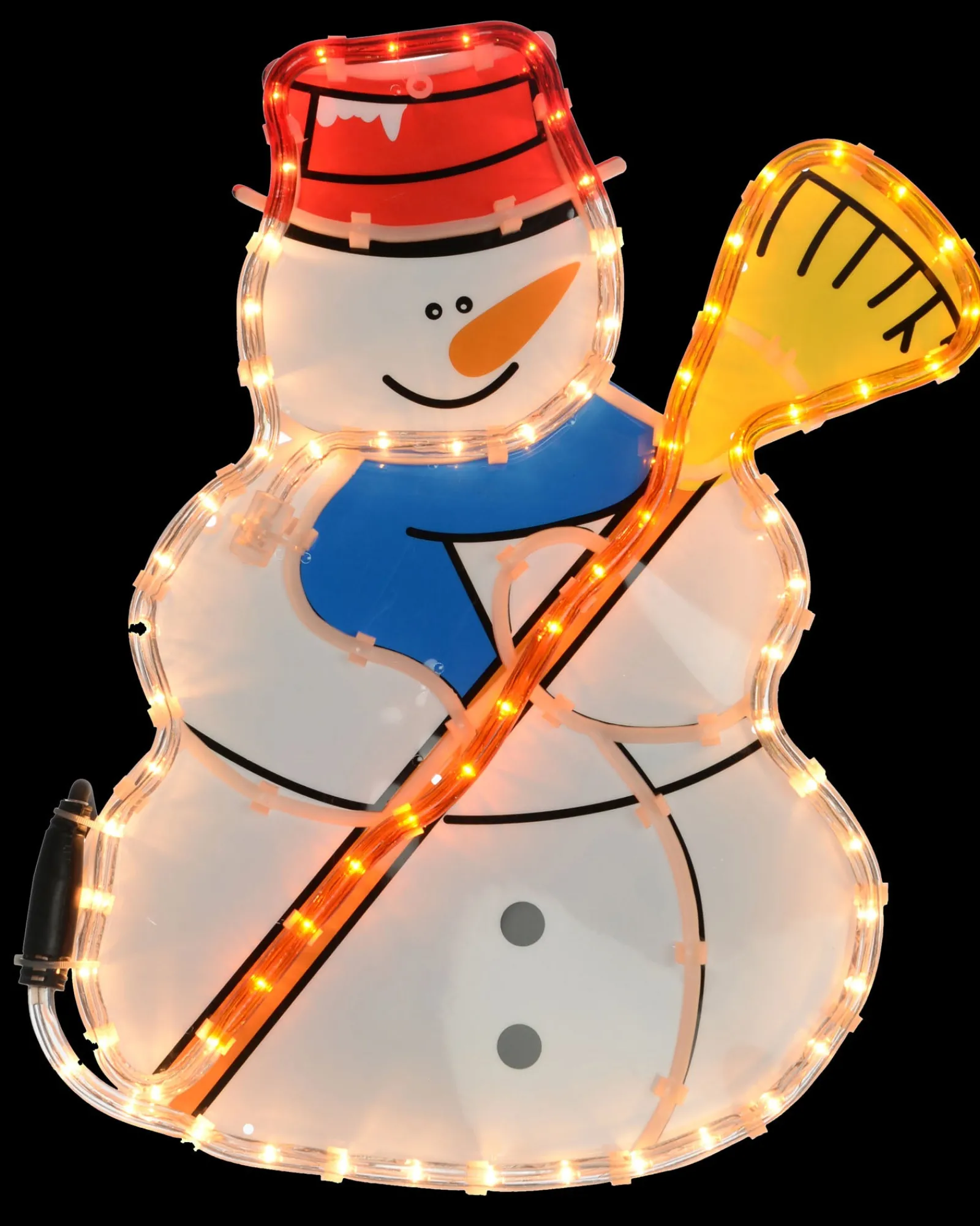 WeRChristmas Snowman Rope Light Silhouette, 42 Cm