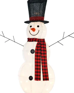 WeRChristmas Snowman Silhouette, 95 Cm
