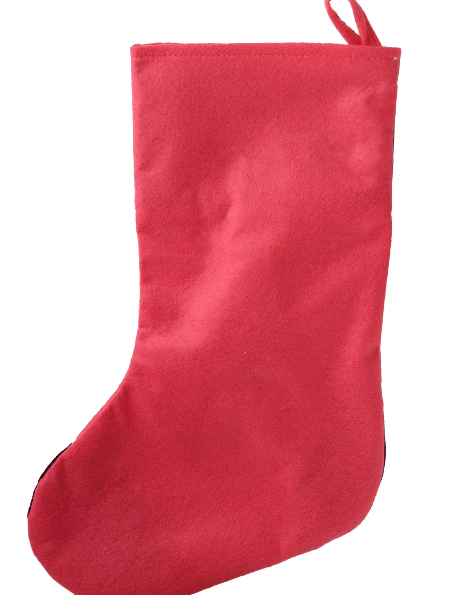 WeRChristmas Snowman Stocking, Pink/Purple, 48 Cm