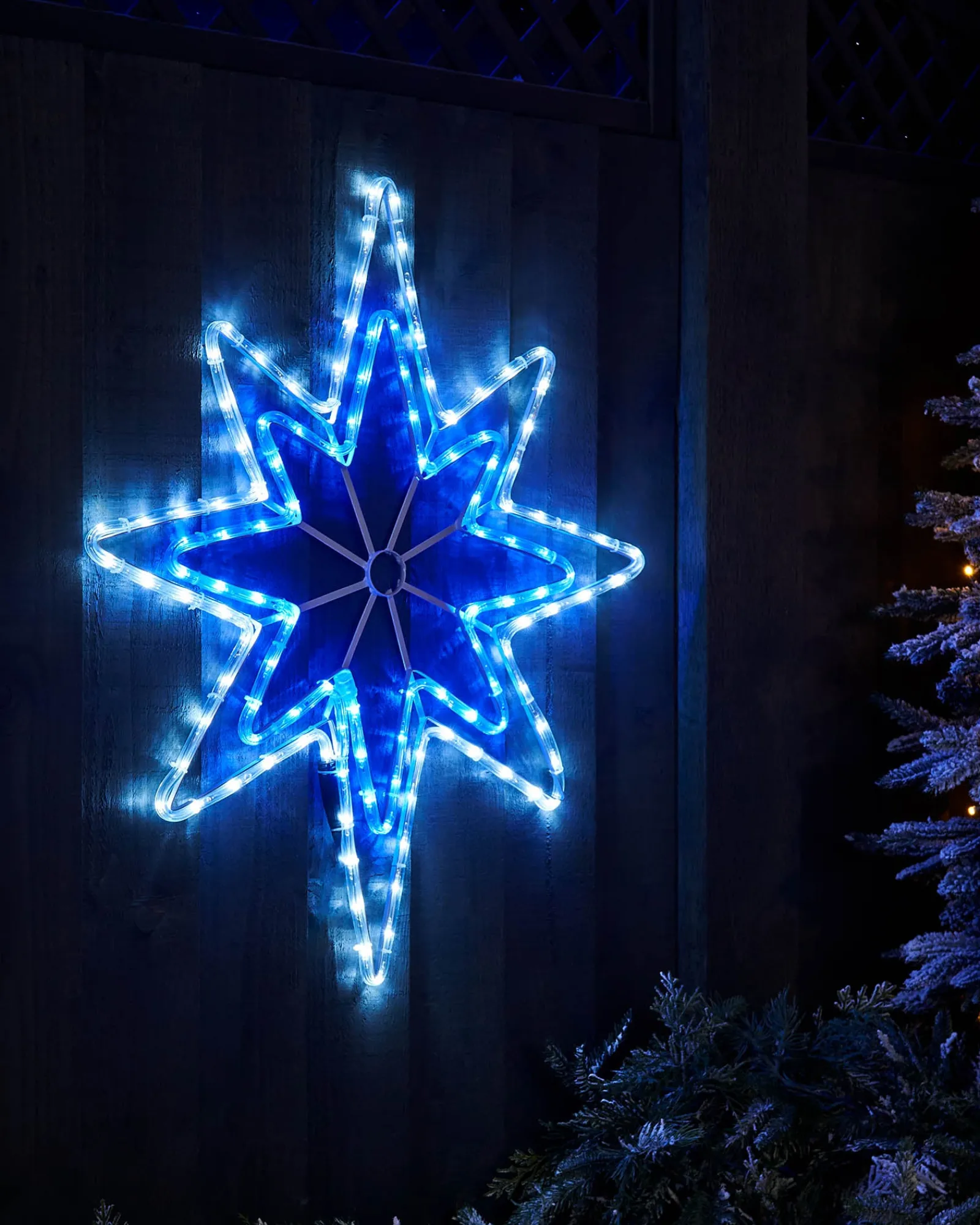 WeRChristmas Star LED Rope Light Silhouette, 75 Cm