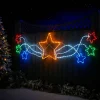 WeRChristmas Star Motif Rope Light Silhouette, 190 Cm