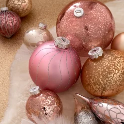 WeRChristmas Sweet Harmony Glass Baubles, 20 Pack
