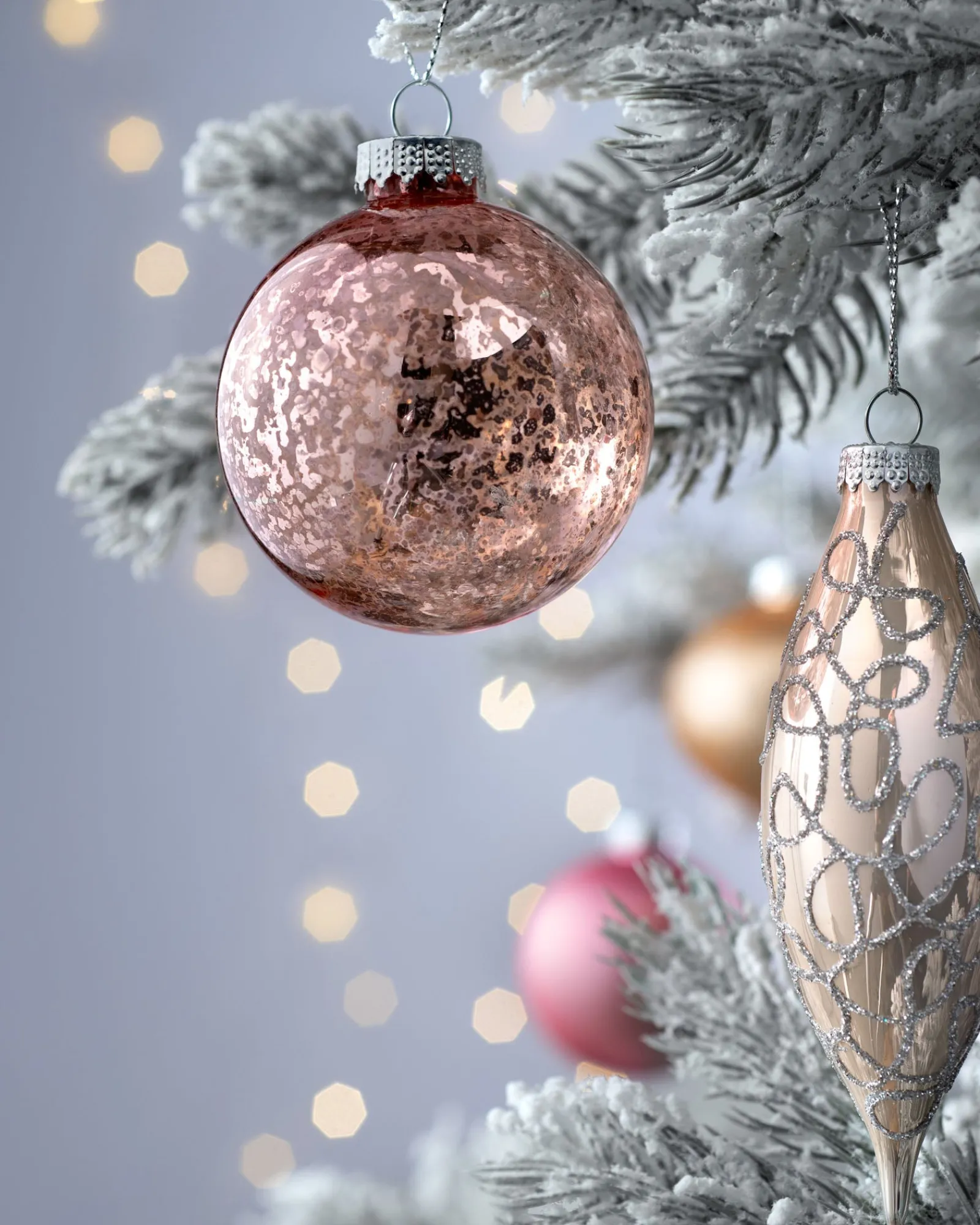 WeRChristmas Sweet Harmony Glass Baubles, 20 Pack