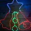 WeRChristmas Twin Bells Rope Light Silhouette, 48 Cm
