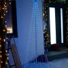 WeRChristmas Waterfall Christmas Tree, Blue/White, 2.1 M