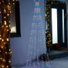 WeRChristmas Waterfall Christmas Tree, Rainbow, 2.1 M